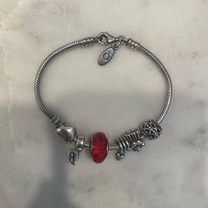 Authentic Pandora Bracelet and Charms